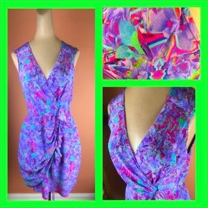 Gorgeous Nanette Lenore Silk Print Dress - Size 4